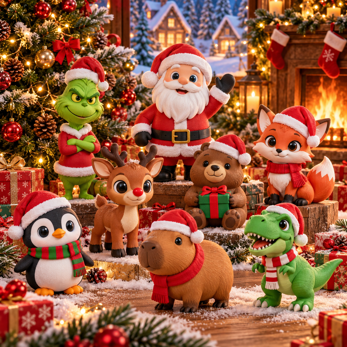 Christmas Characters – Choose Your 3D Printed Figure