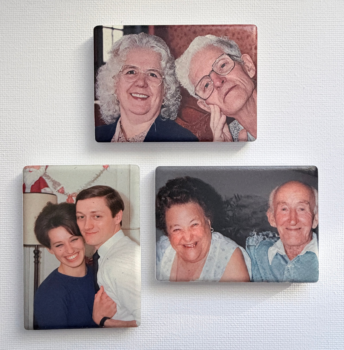 Personalised ceramic photo magnet printed in full colour by Synaps3D