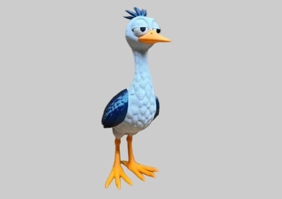 original reference photo of Heron