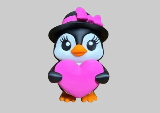 reference photograph of Mrs Penguin Valentine