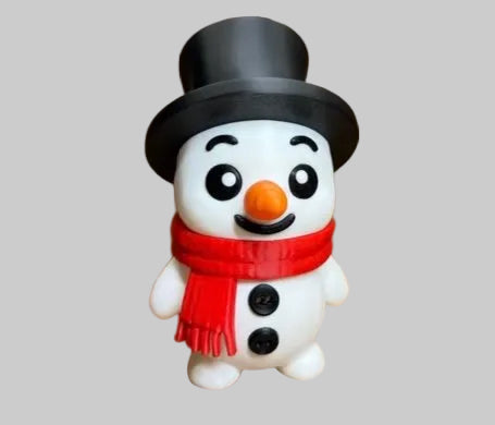 Snowman – example of a 3D printed display figure