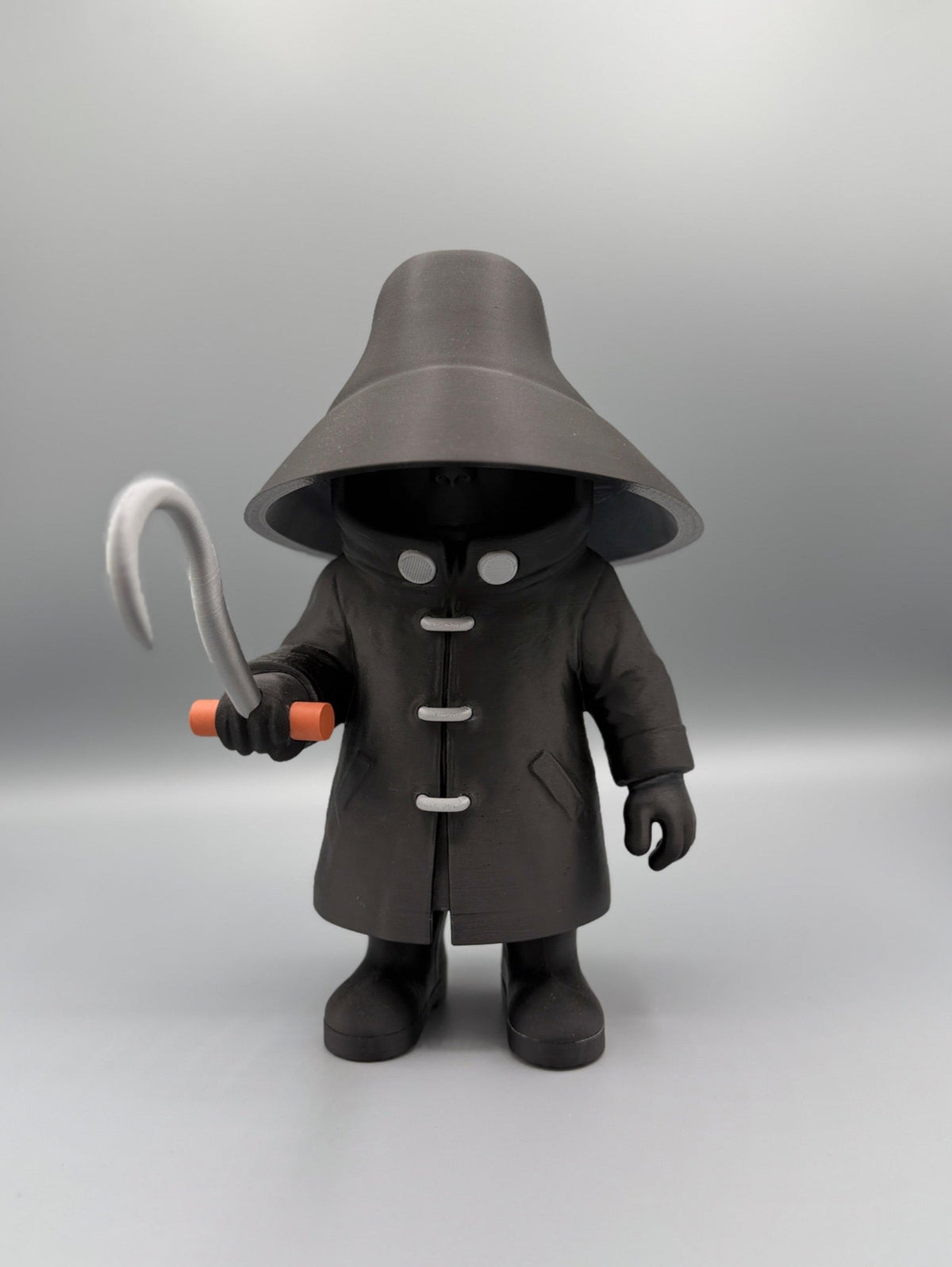 Fisherman 3D printed figure, model reference image