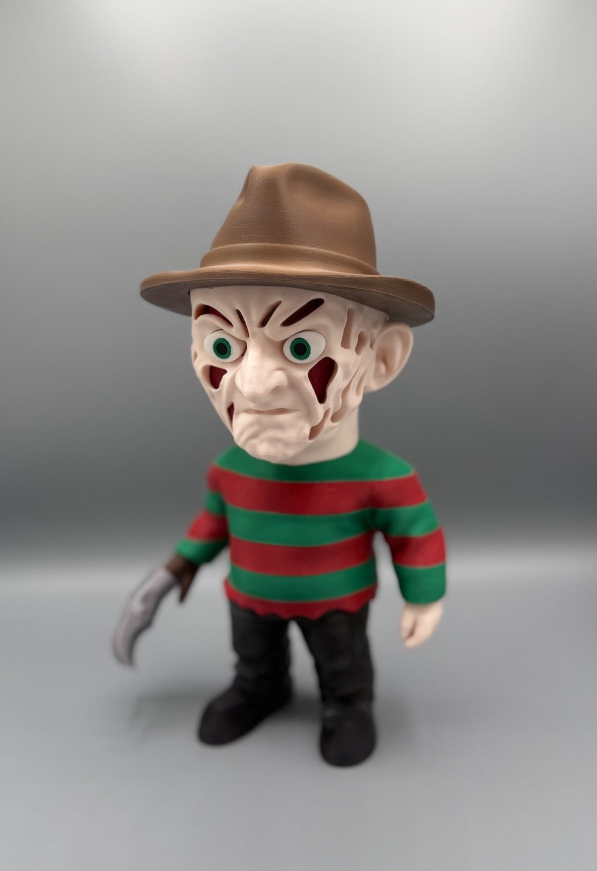 Freddy Krueger 3D printed figure, model reference image