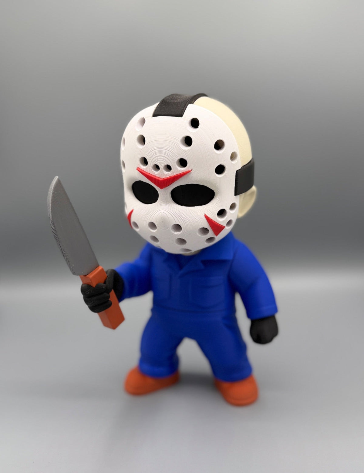 Jason Voorhees 3D printed figure, model reference image