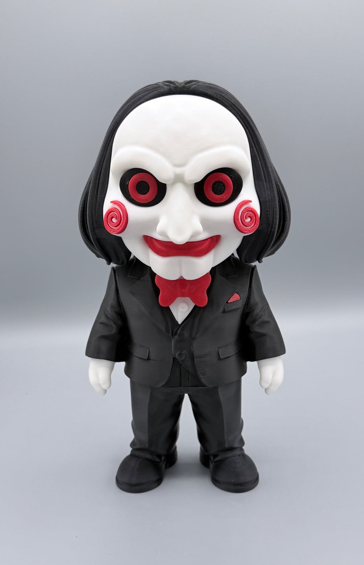 Jigsaw 3D printed figure, model reference image