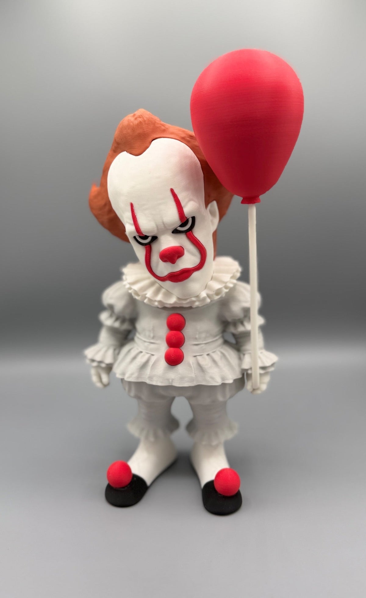 Pennywise 3D printed figure, model reference image